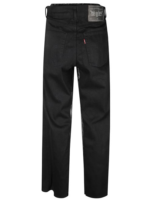 Denim and faux leather jeans JUNYA WATANABE | JPP2070511BLACKBLACK